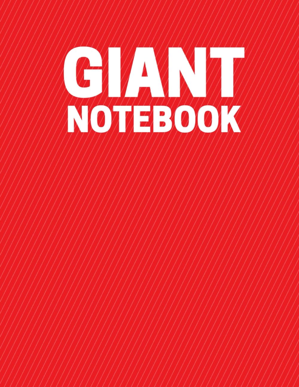 Giant Notebook: 300 Ruled Pages, Extra Large Notebook (8.5 x 11 in.)