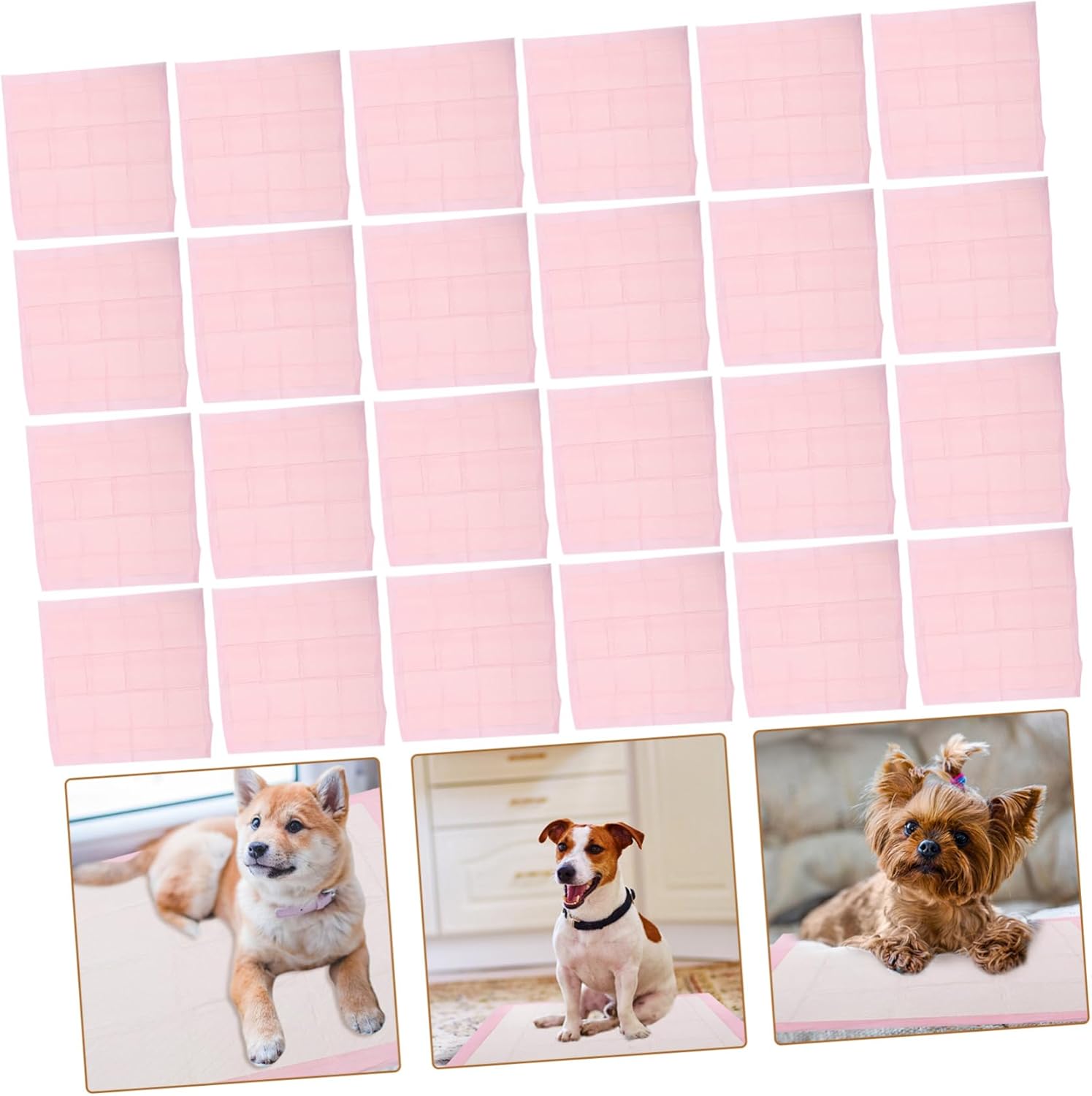 Thick Absorbent Pet Diaper Pads for Dogs Training Pads for Puppies and Aging Dogs Non-Woven for Indoor Apartment Use