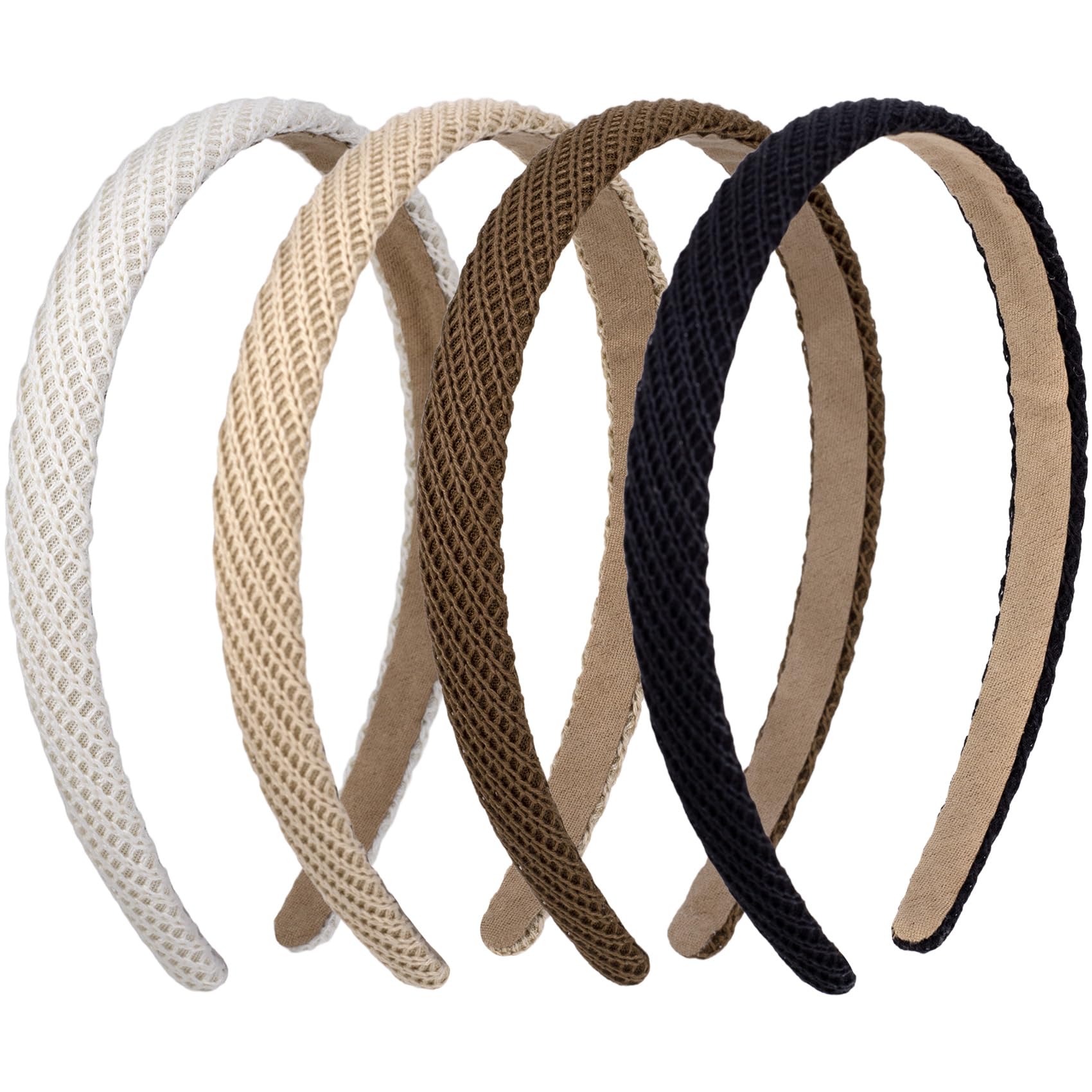 Khaki & Black NEW Fashion Knotted Headband in Beige and Black - NEW Amazon.com : WOVOWOVO Knotted Headbands for Women, 4 Packs  main image 4