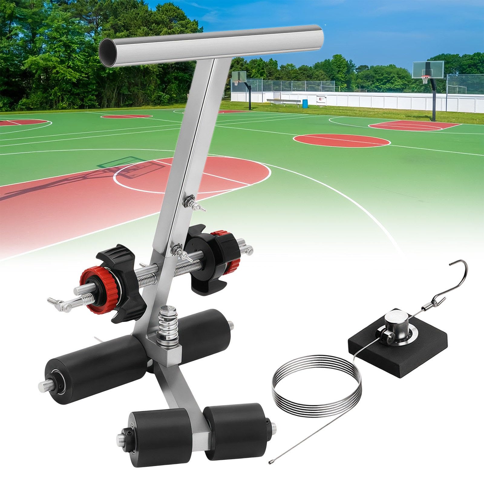 asdchZen Adjustable Line Tape Applicator For Parking Lot Striping, Floor Marking, And Road Warning On Concrete And Asphalt Surfaces