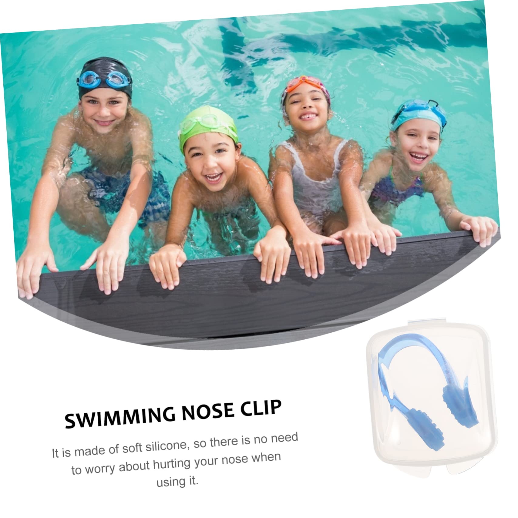 WOONEKY 30stücke Schwimmnasenklammer Aus Weiche Und Bequeme Nasenclip Für Pool Schützt Vor Wasser Wiederverwendbar Und Ergonomisch Gestaltet Für Schwimmer