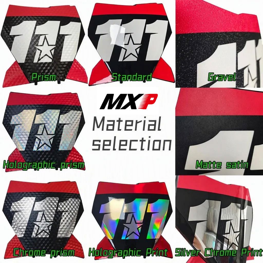 1491 Kit di adesivi personalizzati MXP personalizzati impermeabili per squadre, compatibili con HONDA XR250 XR400 1996 1997 1998 1999 2000 2001 2002 2003 2004