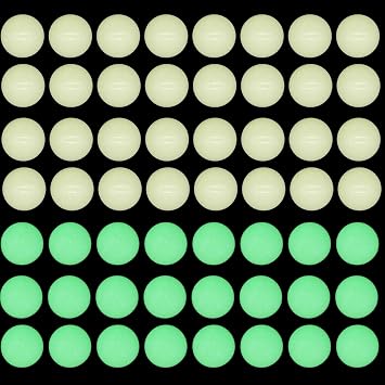 100PCS 8mm مضيئة خضراء مضيئة الأحجار الكريمة جولة فضفاضة الخرز في الظلام تنمو DIY سحر خرز سلس لقلادة أساور صنع المجوهرات   