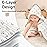 Yoofoss Hooded Baby Towels for Newborn 2 Pack 100% Muslin Organic Cotton Baby Bath Towel with Hood for Babies, Infant, Toddler and Kids, 32x32Inch, Soft and Absorbent Newborn Essential, Beige Floral