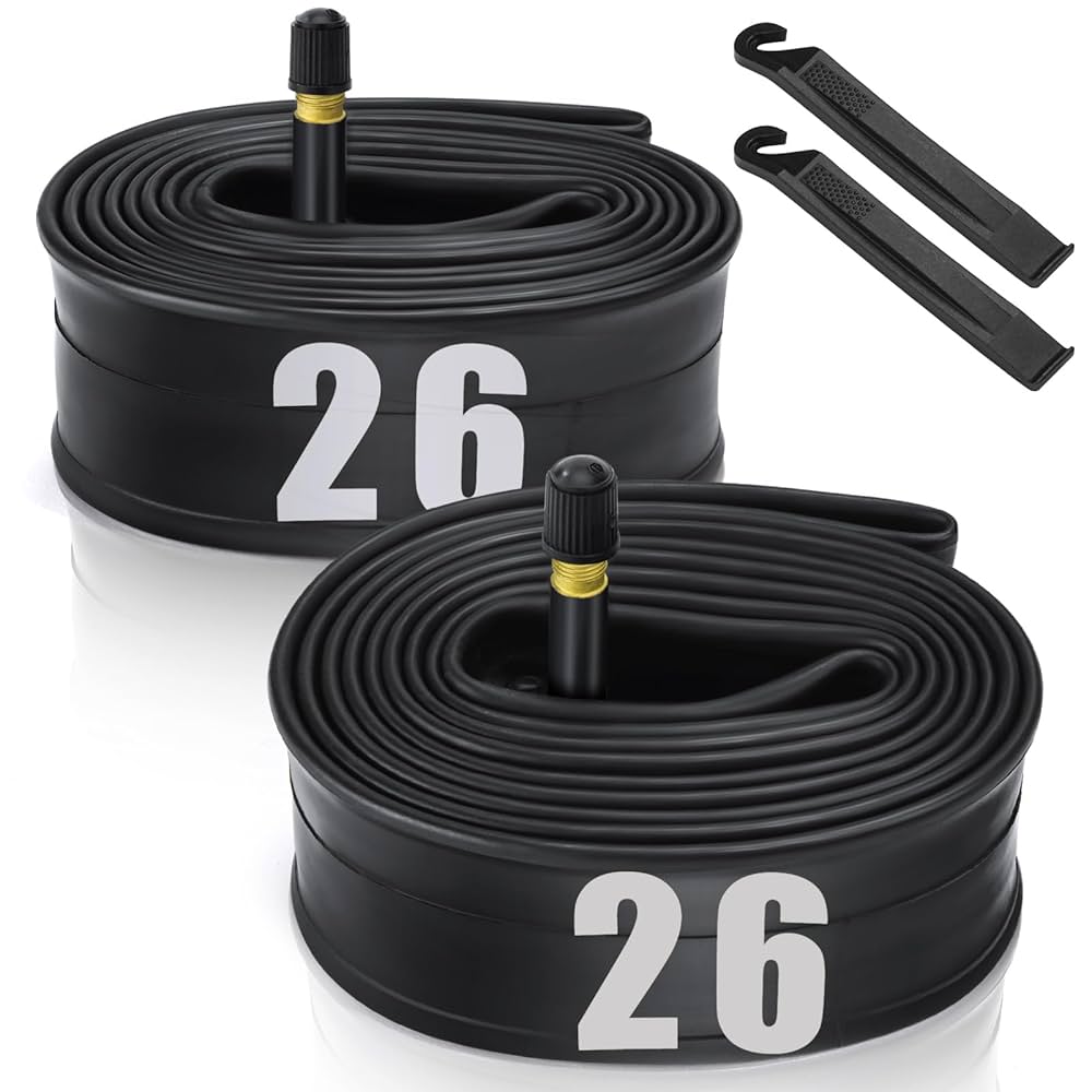 Hydencamm - Confezione da 2 tubi per bici da 26 x 1,75/2,125 AV valvola, 26  x 1,75, 26 x 1,95, 26 x 2,10, 26 x 2,125, tubi in gomma per mountain bike e mountain  bike city bike : Amazon.it: Sport e tempo libero