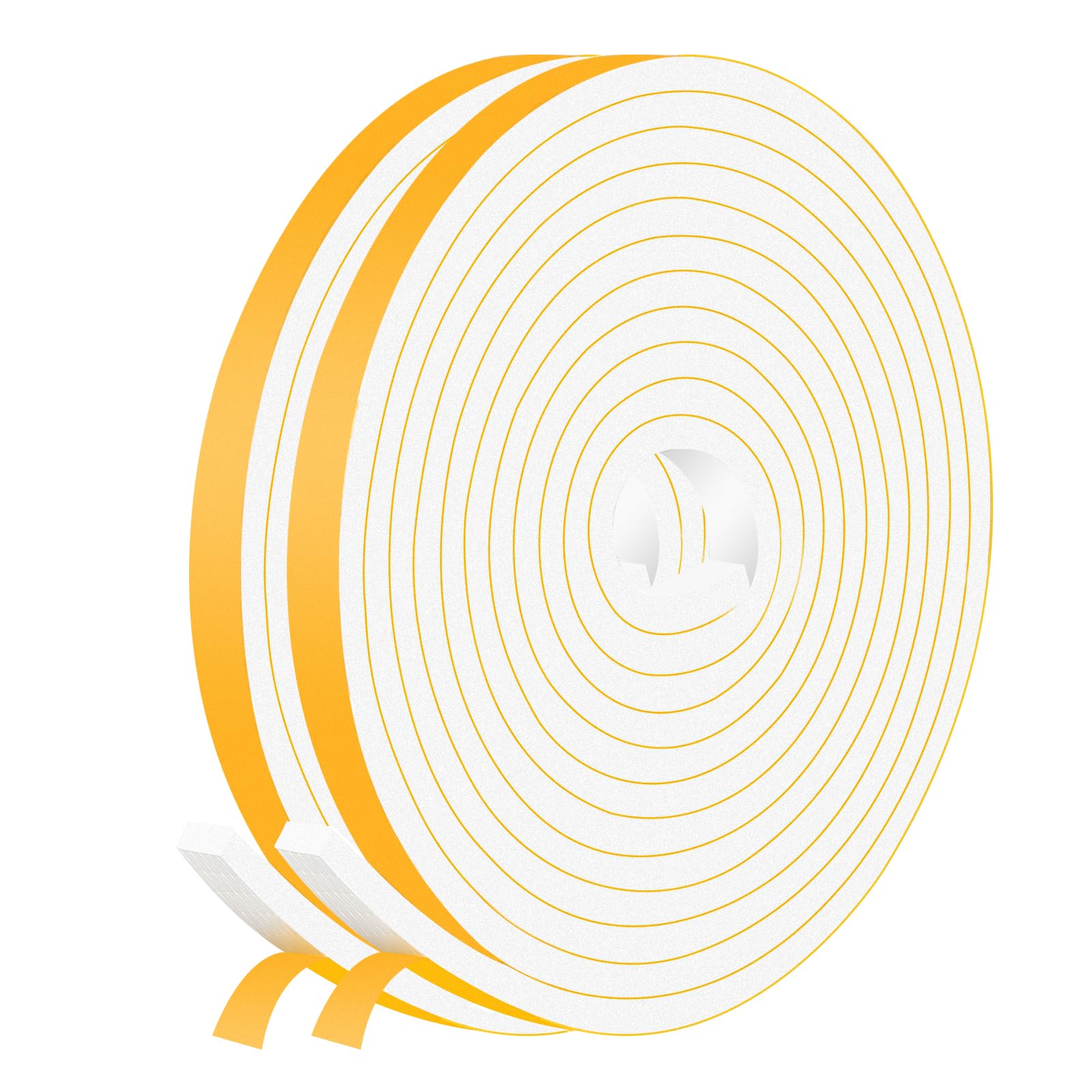 TriXcelent Door Draft Excluder Strip 12mm x 6mm, Strong Adhesive