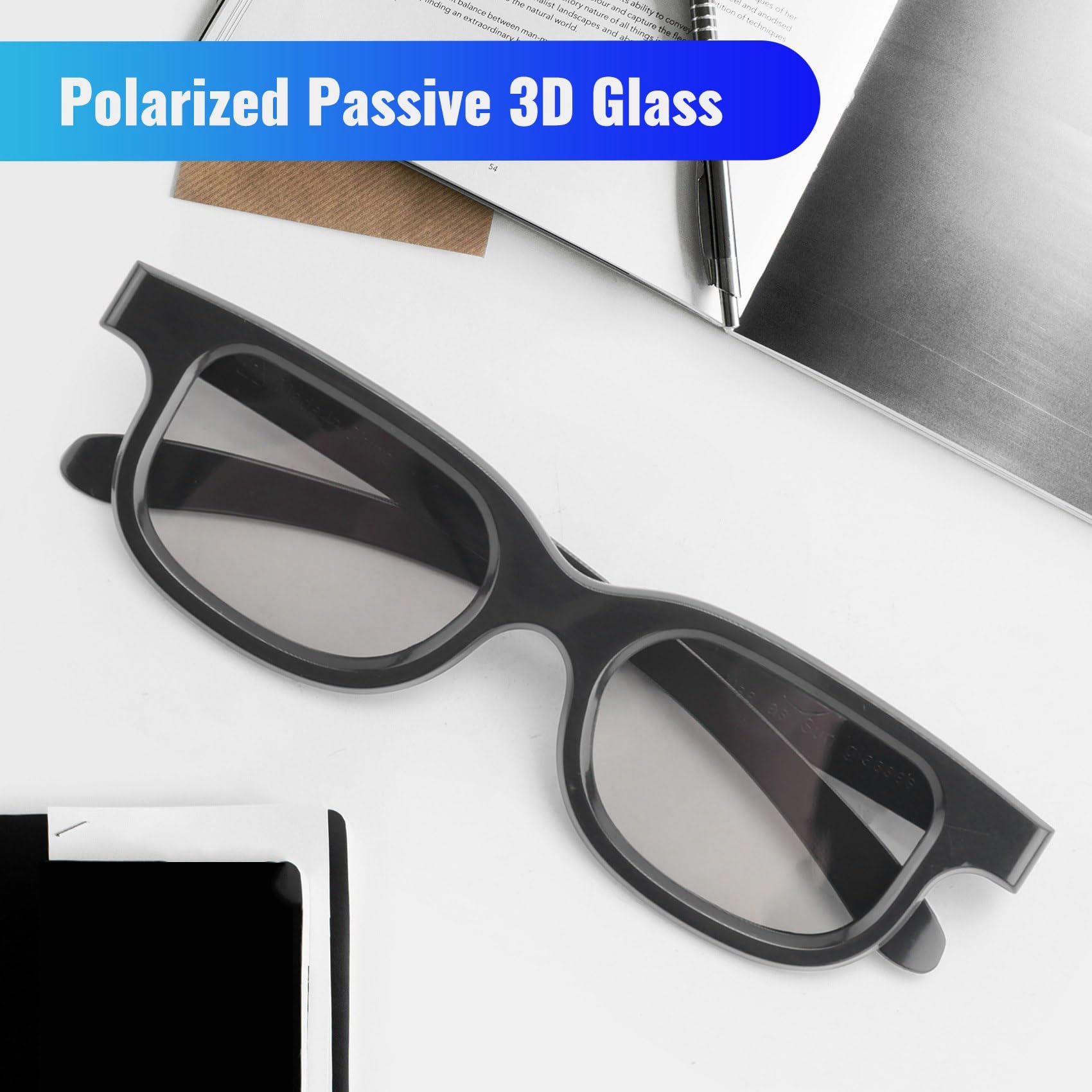 Occhiali 3D Passivi Polarizzati da 80 Pezzi per Schermo Cinema IMIX
