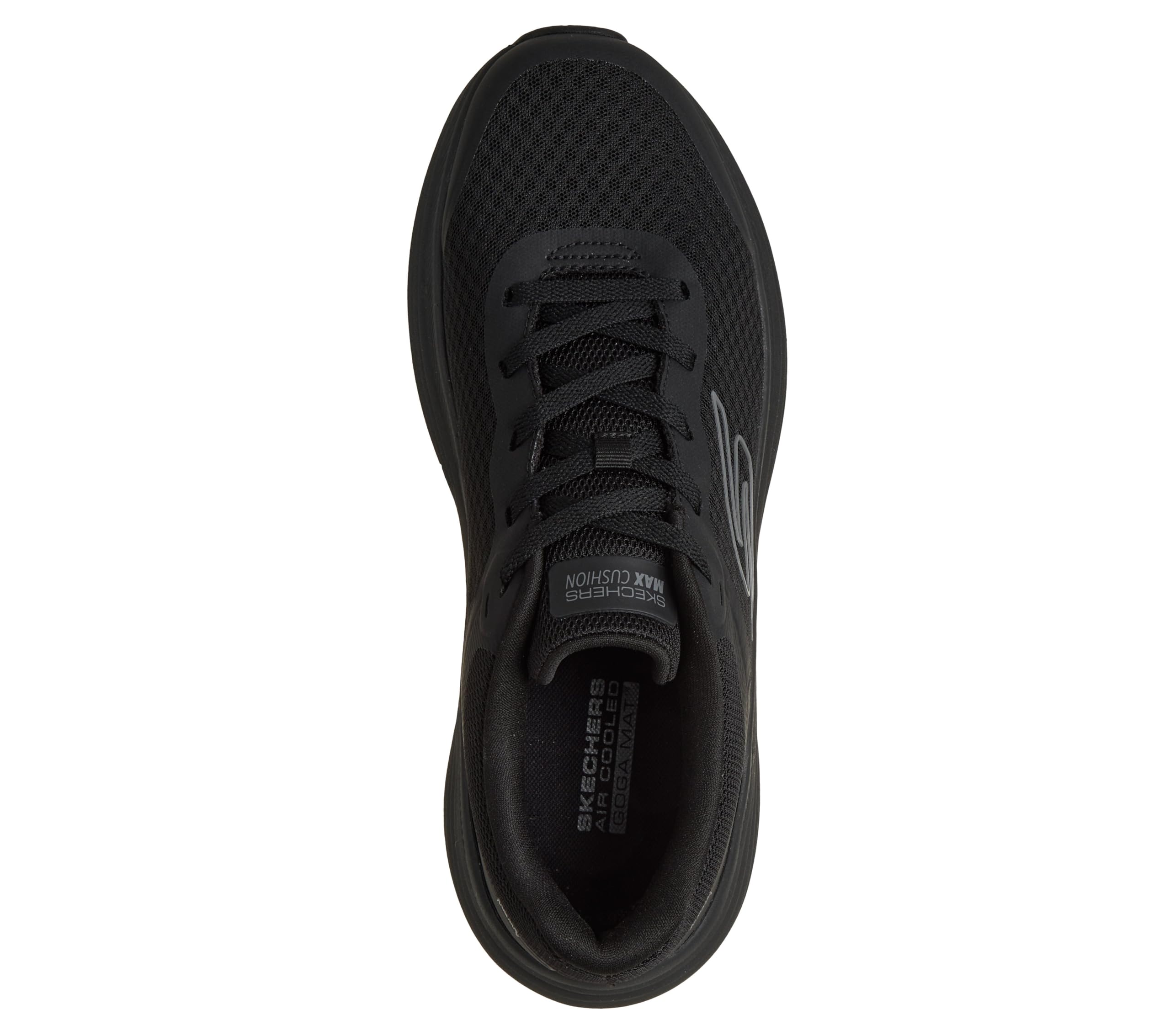 Skechers Max Cushioning Endeavour Baskets pour Hommes, Noir/Noir, 39.5 EU