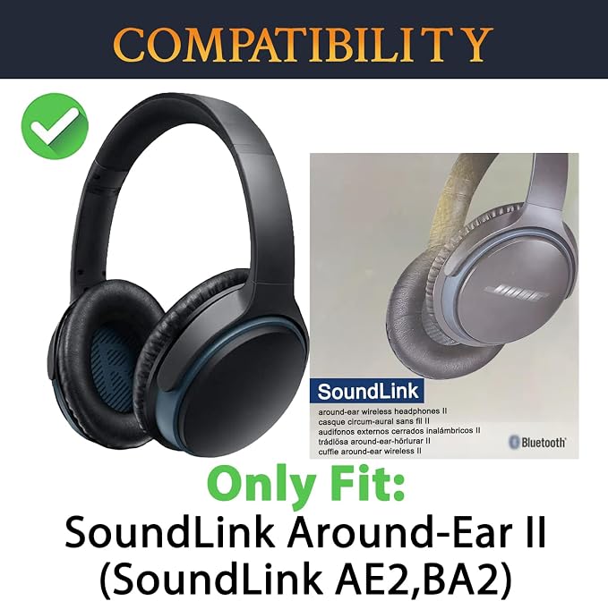 Almohadillas para Bose SoundLink AE2 - Negro miniatura 2