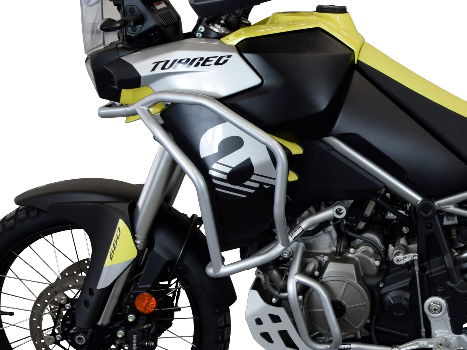 Paramotore HEED per Tuareg 660 - superiore, argento