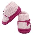BabyMoo Socks Booties 0-3 Months I Baby Sock for Newborn Kids. (Pink)