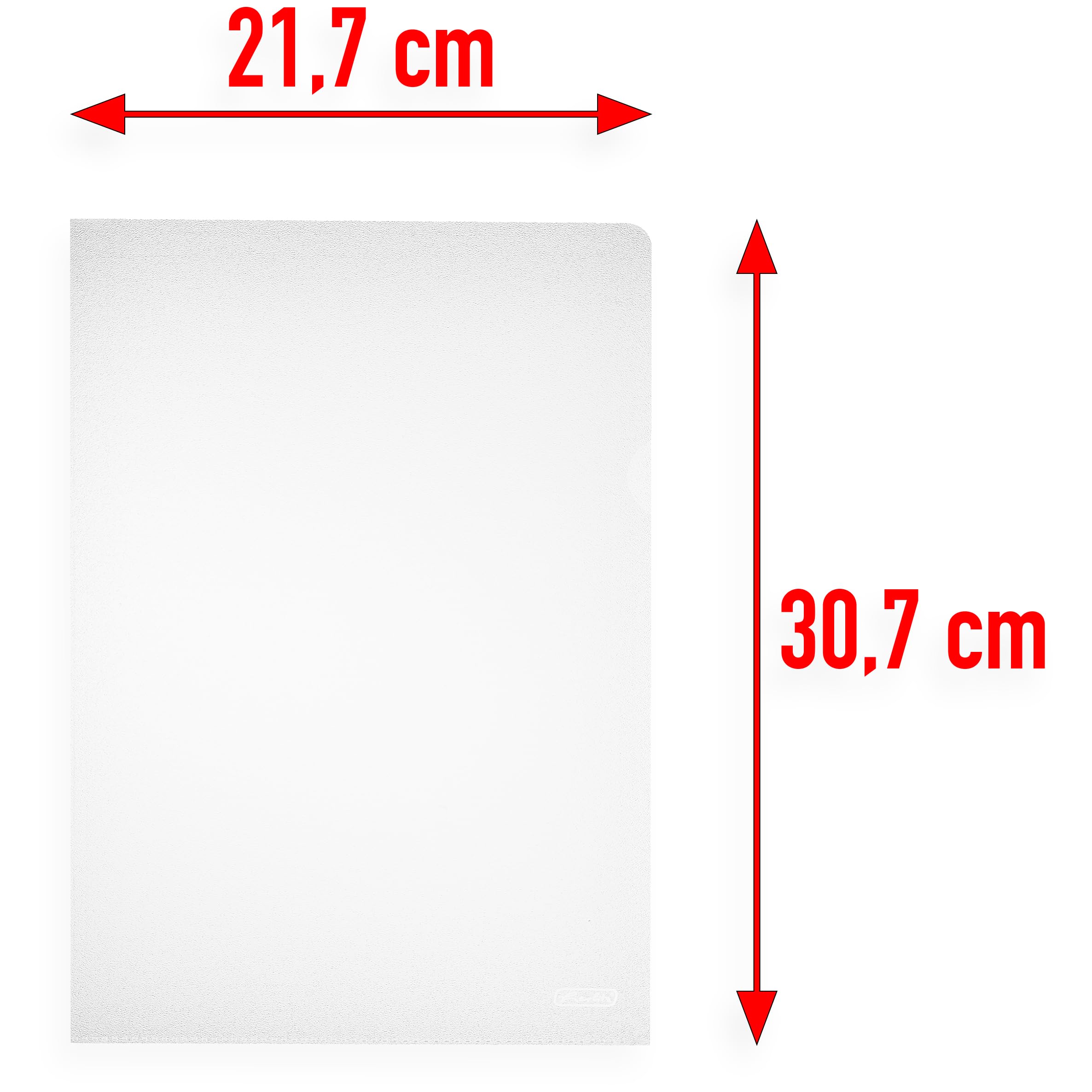 Herlitz 10843753 Aktenhülle A4 PP genarbt Eco., 100er Packung, dokumentenecht (500)