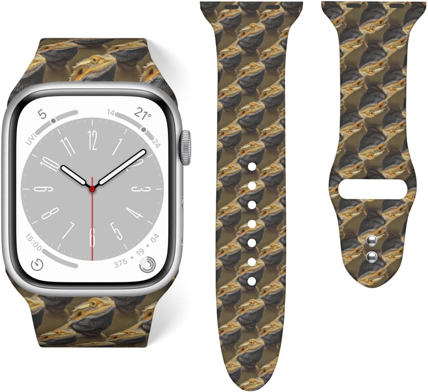 Lightweight Women Men Silicone Watch Band