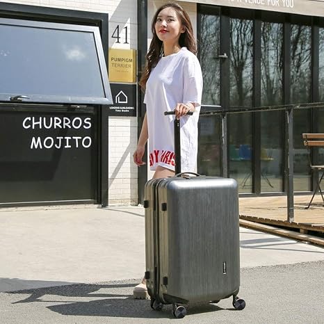 Amazon.com: FSGHJJKN Maletas ligeras con doble rueda, maleta giratoria  expandible con cierre y cremallera en forma de T impermeable (tamaño 24  pulgadas) : Ropa, Zapatos y Joyería