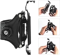 Vista 5 de Estuche de transporte para Zebra TC51 TC52 TC56 TC57 escáner de código de barras correa ajustable, negro SG-TC51-WMADP1-02