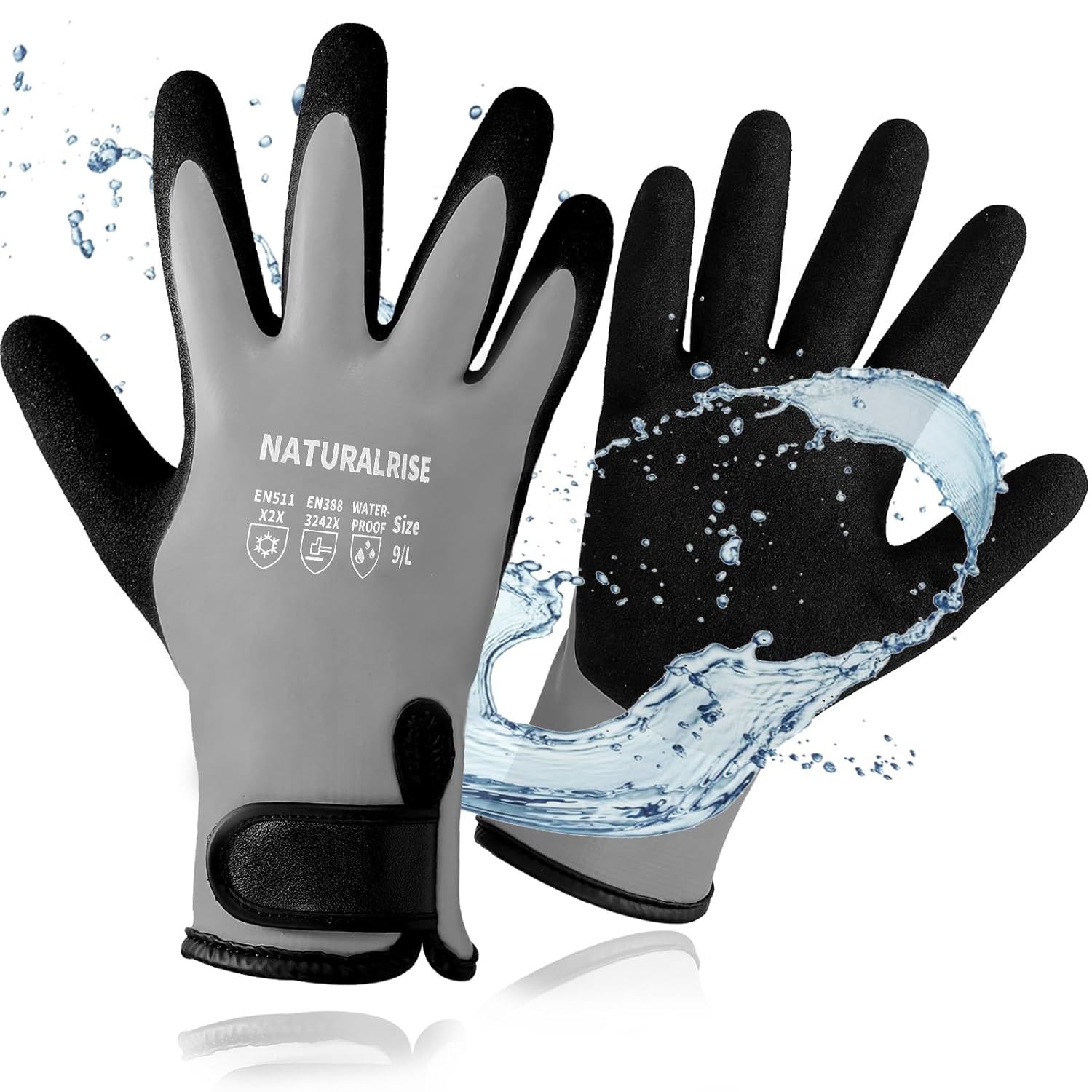 100% Waterproof Winter Work Gloves
