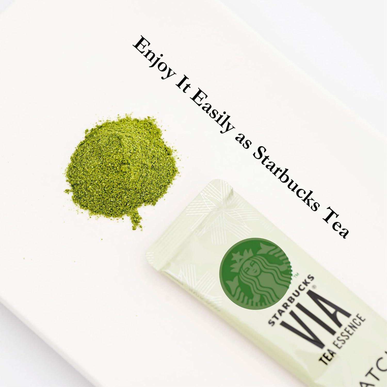 VIA Tea Essence Flavored Green Tea Powder - Japan Limited Edition, Premium Quality, Organic Matcha & Hojicha, Refreshing Everyday drink | 17g x 5 sticks x 3 packs (Matcha Green Tea Powder 3 Packs)
