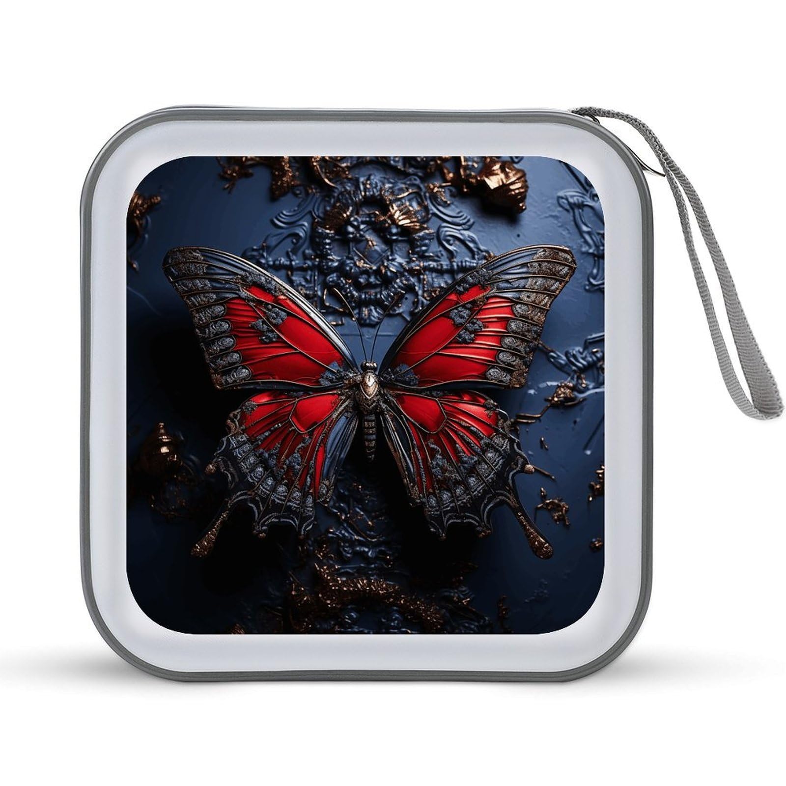 Funda para CD rígida de mariposa con gran capacidad para 40 discos