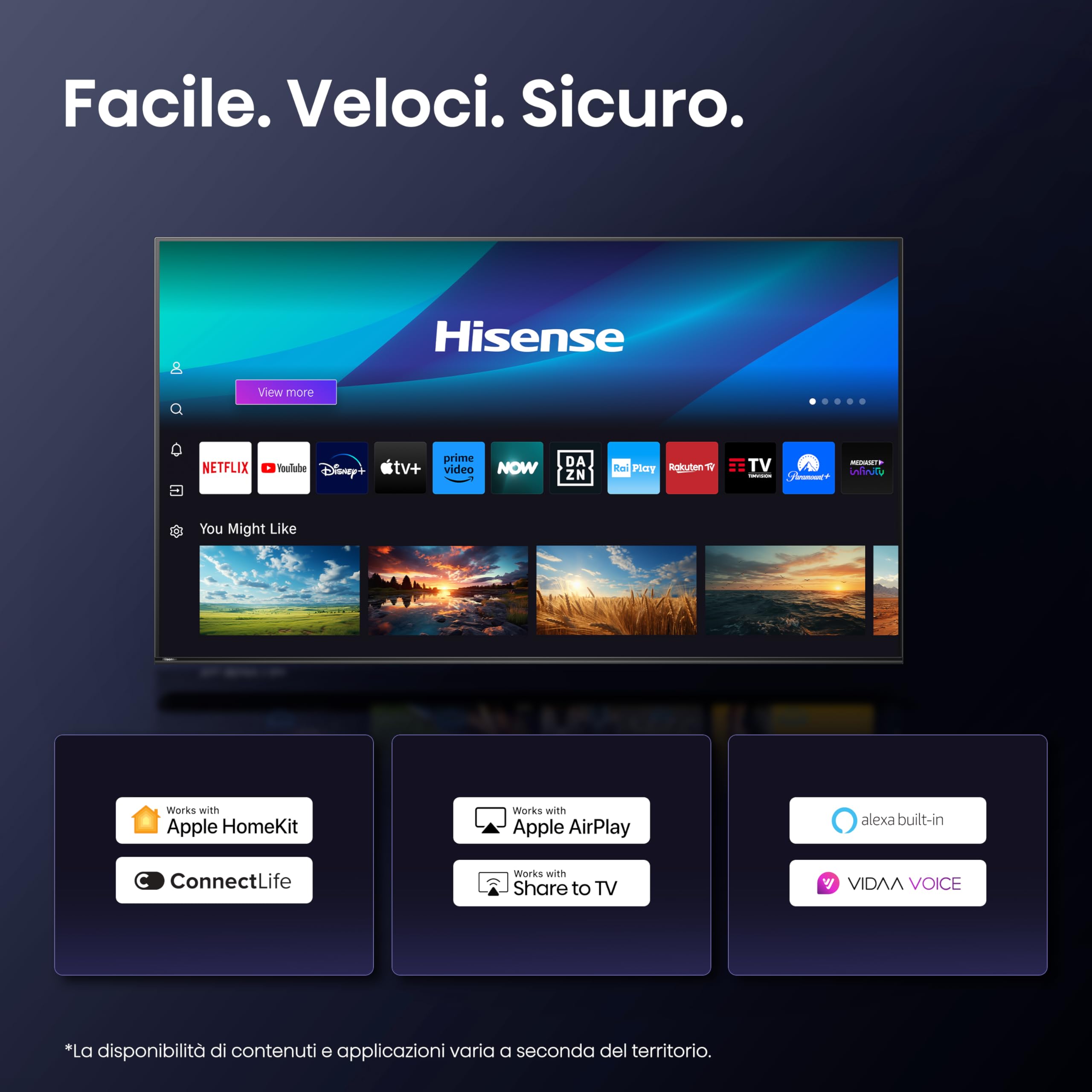 Hisense 50" Mini-LED 4K Smart TV 50U72Q 144Hz Dolby Vision IQ HDR10+ Game Mode PRO Dolby Atmos 2.1