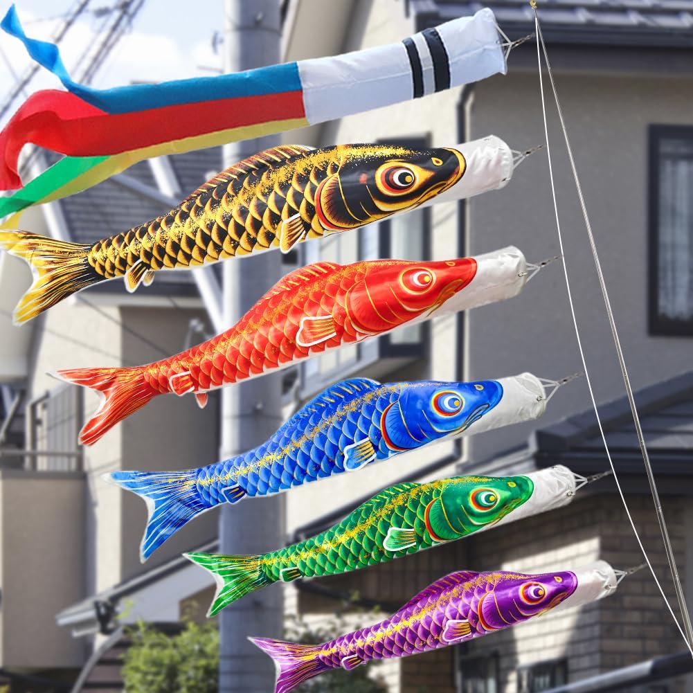 鯉のぼり こいのぼり 1.5mセット 鯉5匹 2m伸縮スタンド付 新品未使用】鯉のぼり こいのぼり 1.5mセット 鯉5匹 2m伸縮