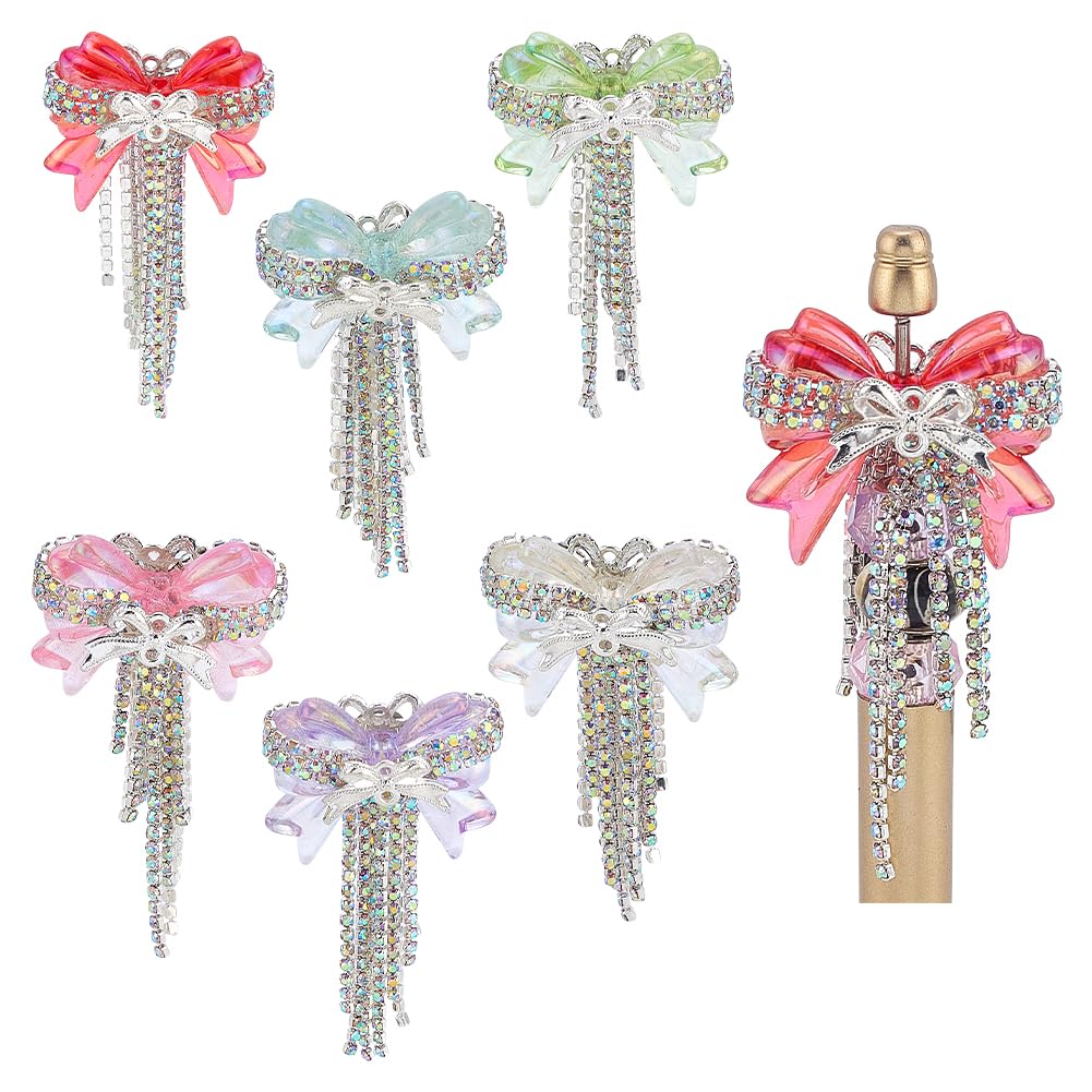 Perles focales nœud strass PH PandaHall pour la création de stylos personnalisés
