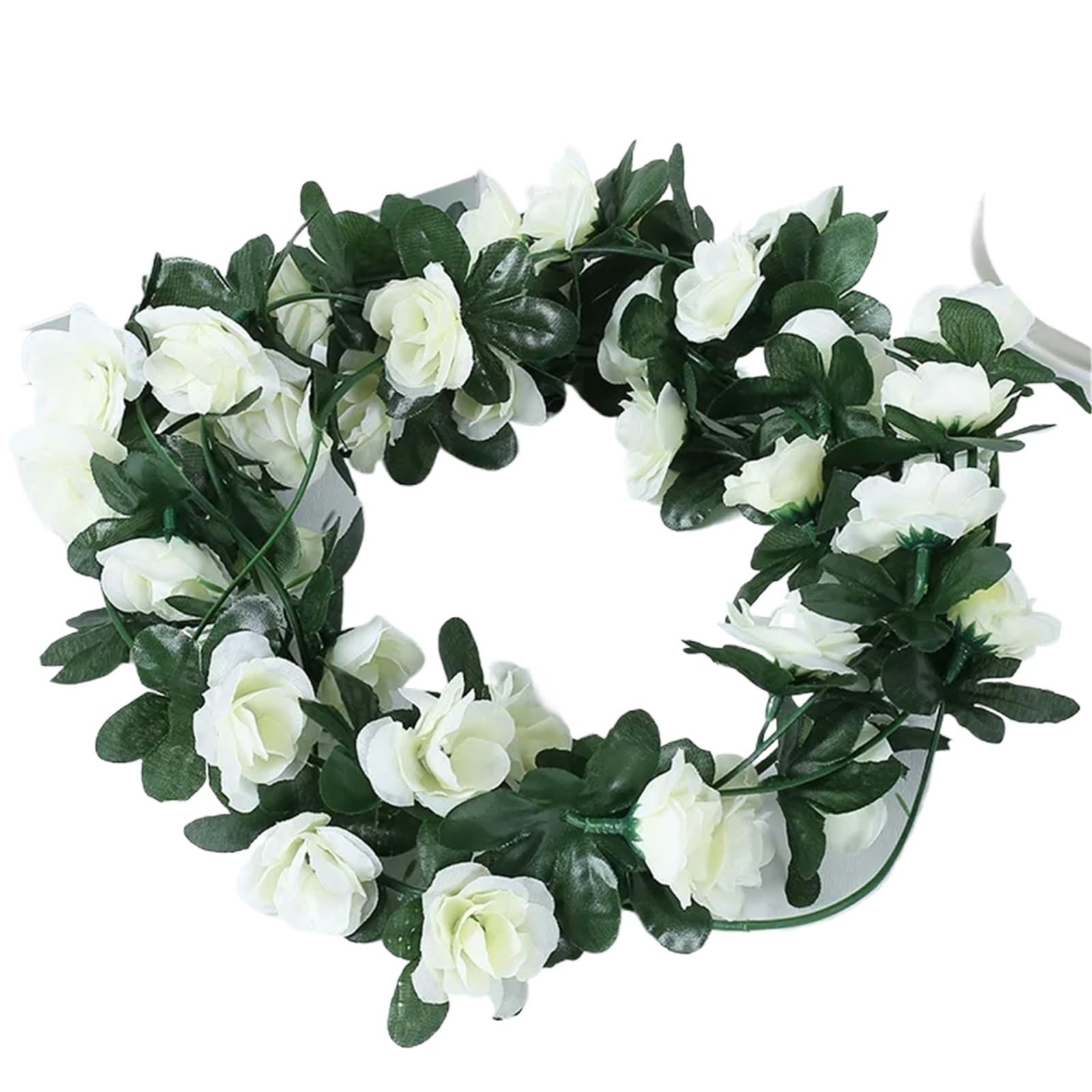 LuoAXINN Artificial Rose Vine Silk Artificial Flowers Garland Rose Vine