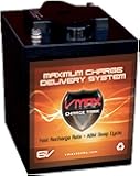 VMAXTANKS 6 Volt 225Ah AGM Battery: High Capacity & Maintenance Free Deep Cycle Battery for Golf Carts, Solar Energy, Wind Energy.
