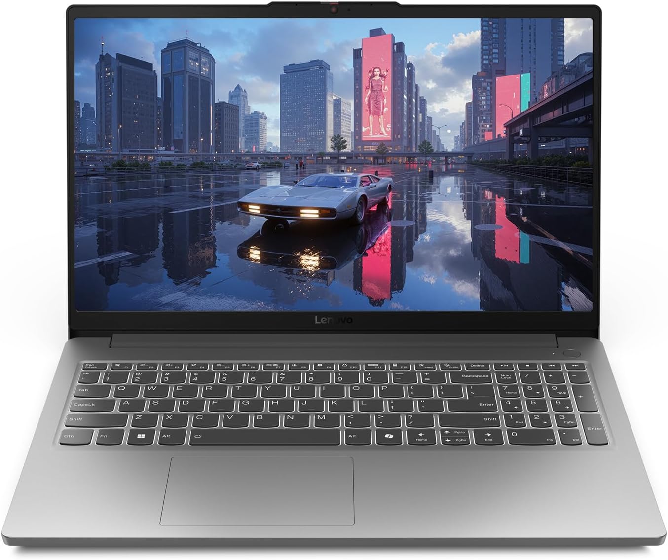LOQ Essential – AI-Powered Student Gaming Laptop - Intel® Core™i5-12450HX - 15.6" FHD IPS Display – 144Hz Refresh Rate – NVIDIA® GeForce RTX™ 4050 – 8GB Memory – 512GB SSD Storage – Luna Grey
