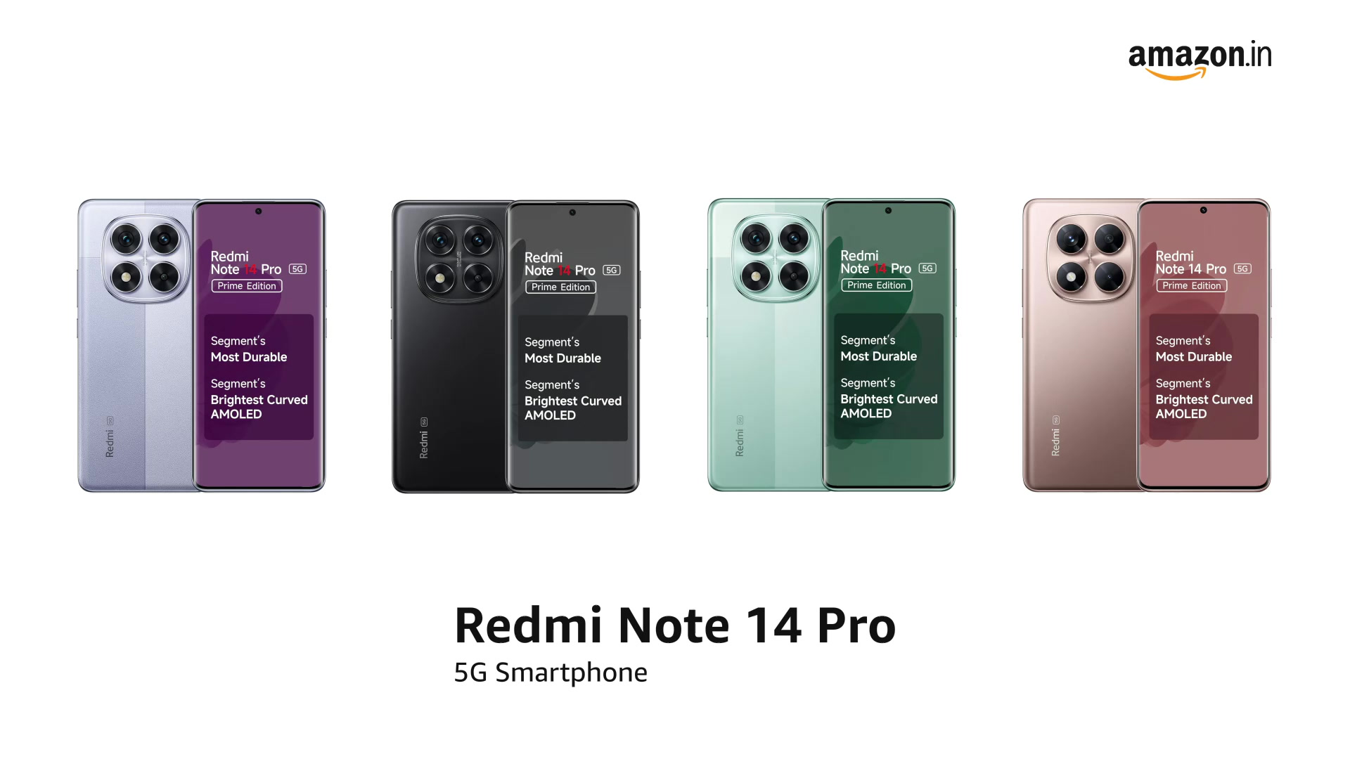 Redmi Note 14 Pro 5G Titan Black 8GB RAM 128GB Storage