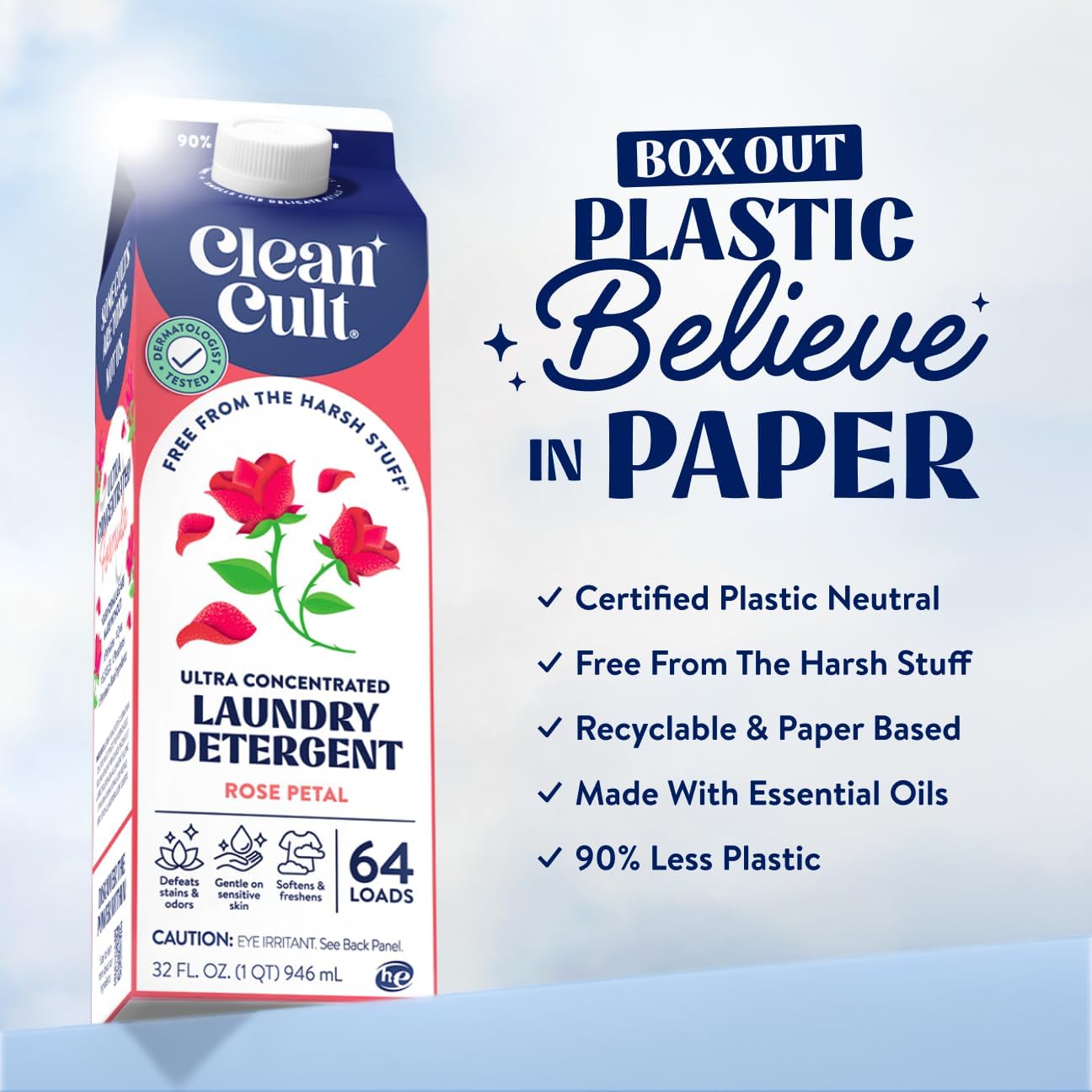 Ultra Concentrated Liquid Laundry Deternt Soap, 192 loads (), Long