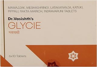 Dr. Vasishth's Glycie Tablet -60 Tablets with Free Pachak Methi Price In India