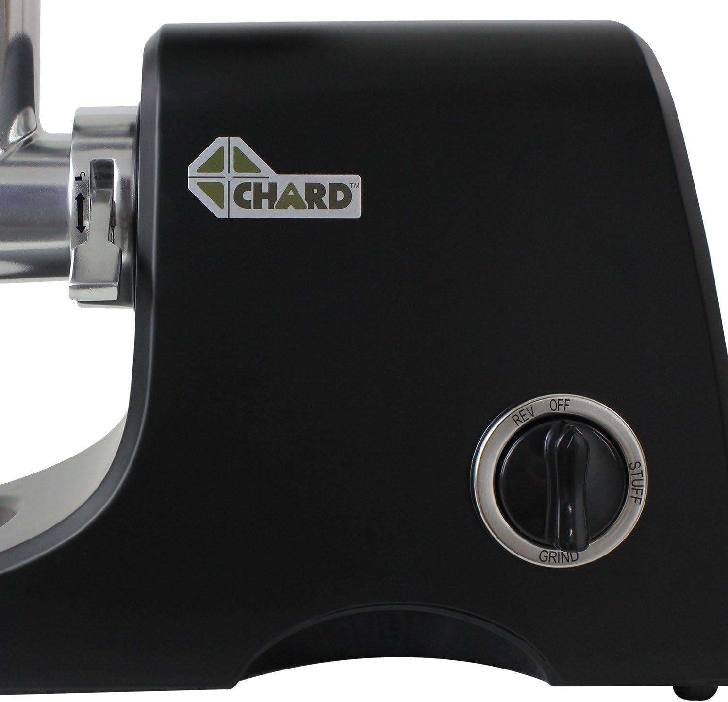 Chard FG1000B, #12 Heavy Duty Electric Food Grinder, Stainless Steel, Multicolor Black, 500 watts