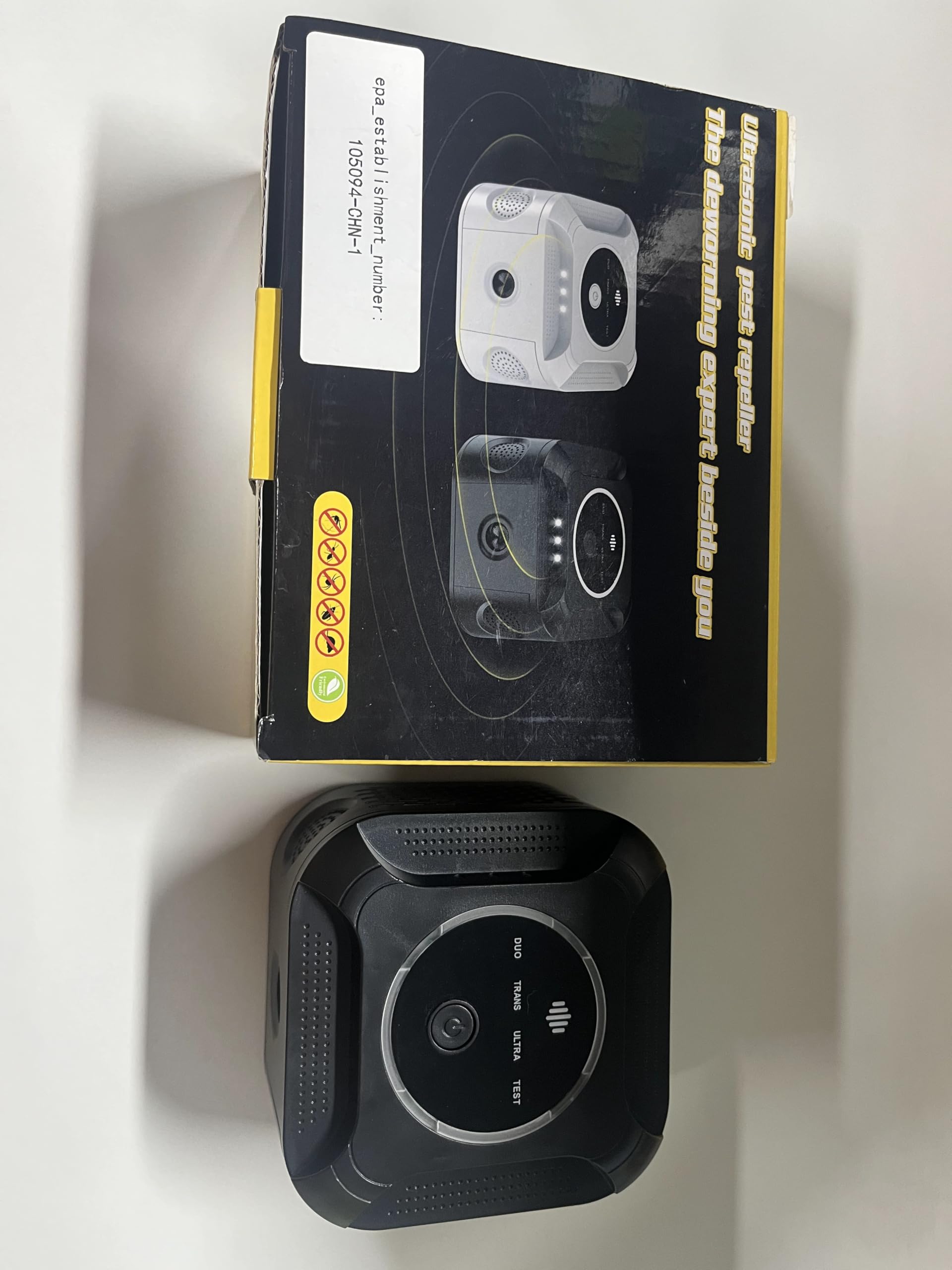 Repelente ultrasónico de ratones de 360° para control de plagas en interiores para roedores, ratones, ratas, ardillas, murciélagos, cucarachas, arañas, hormigas, insectos, dispositivo repelente