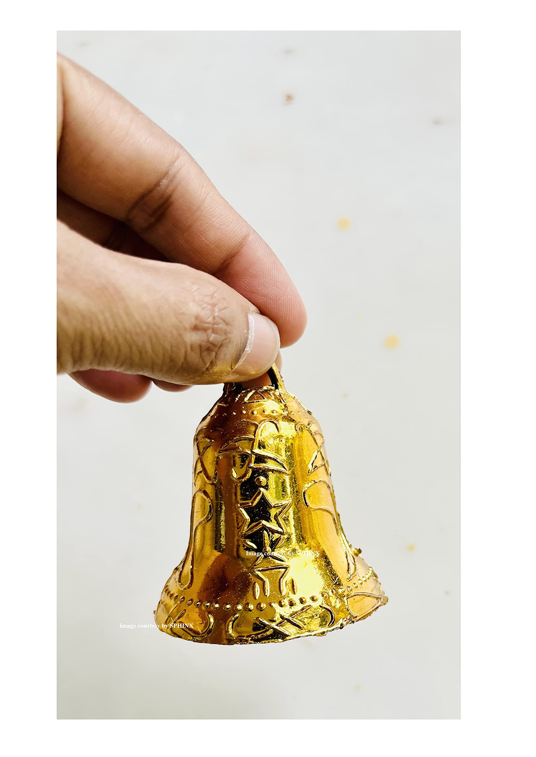 Golden Bells for Crafts & Decorations - FREE SHIPPING -2