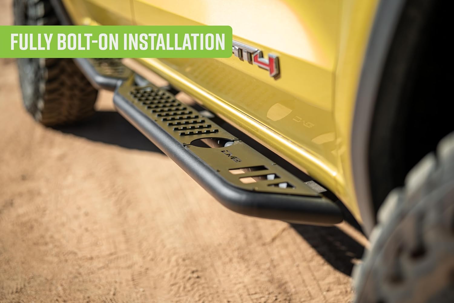 DV8 Offroad OE Plus Side Steps for 2023-2025 Chevy Colorado & GMC Canyon | Anti-Slip Design | Mounts to Body/Pinch Weld | Provides Protection from Light Trail Debris | Retains OEM Ground Clearance