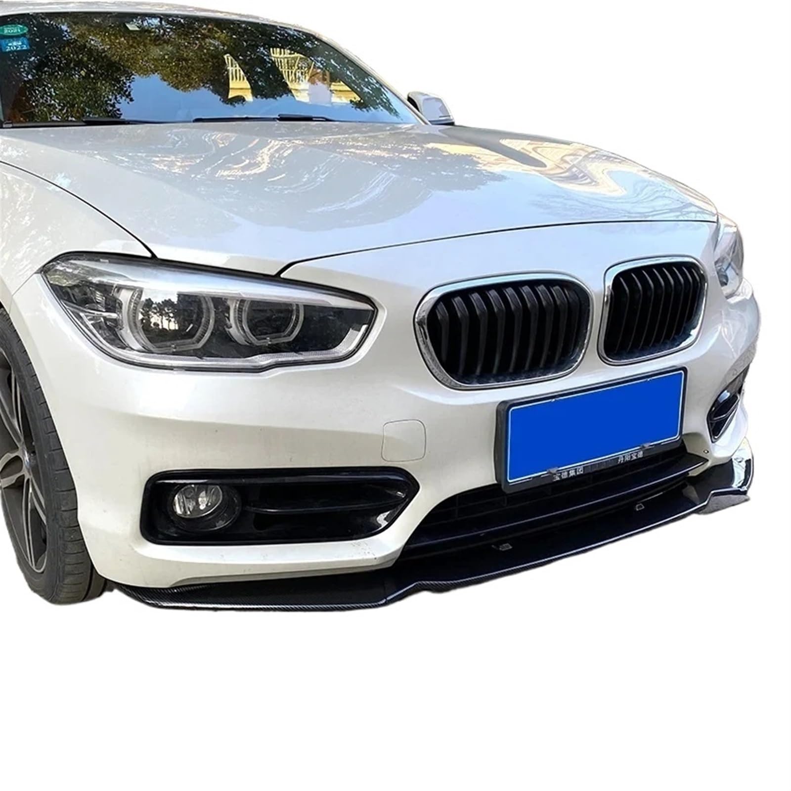 Carbon Look Przedni Zderzak Spoiler Kompatybilny z BMW 1 F20 2011-2019