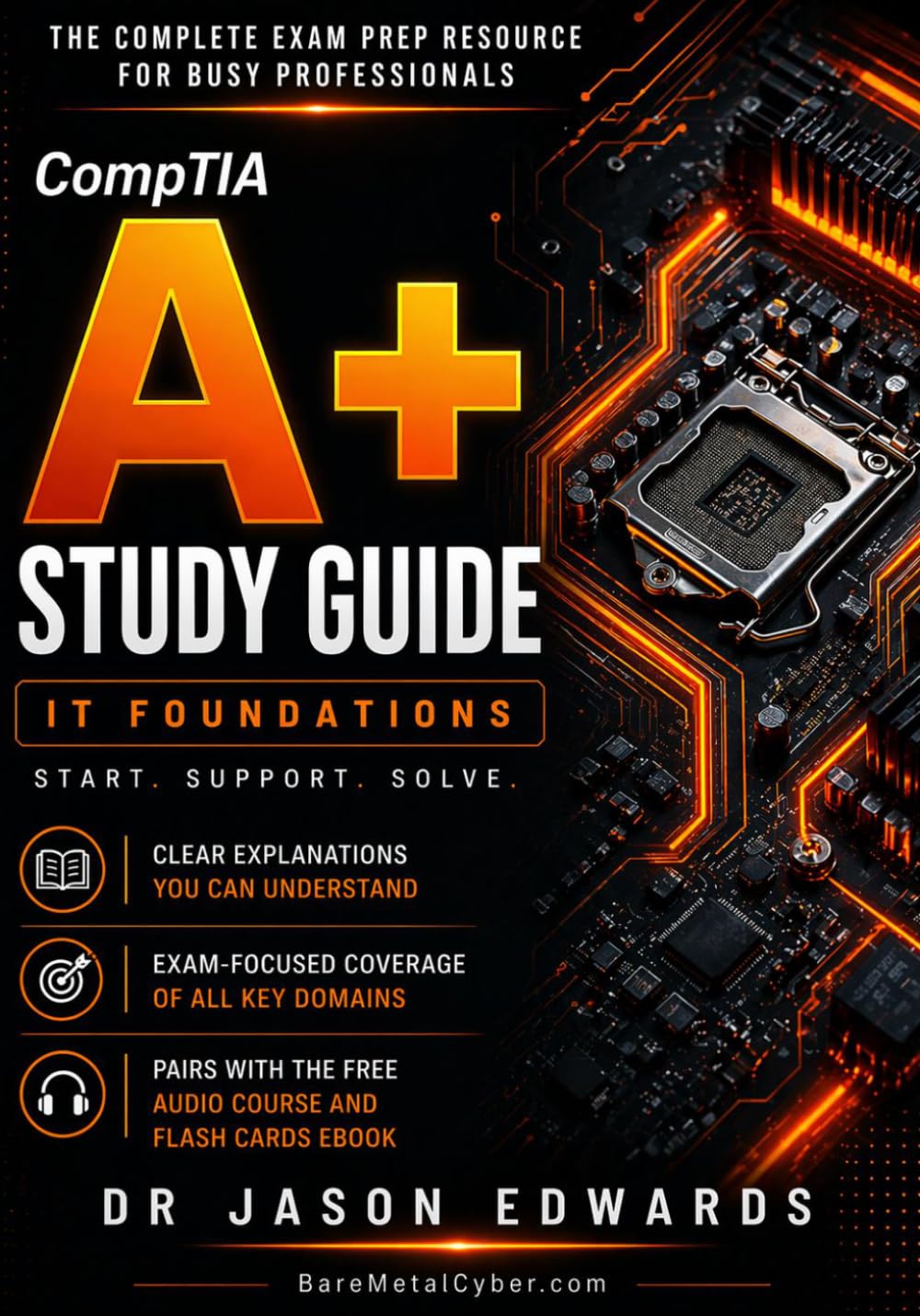 A+ For Busy People: The Busy Candidate’s Playbook for Passing the CompTIA A+ Exam (Bare Metal Cyber Study Guides)