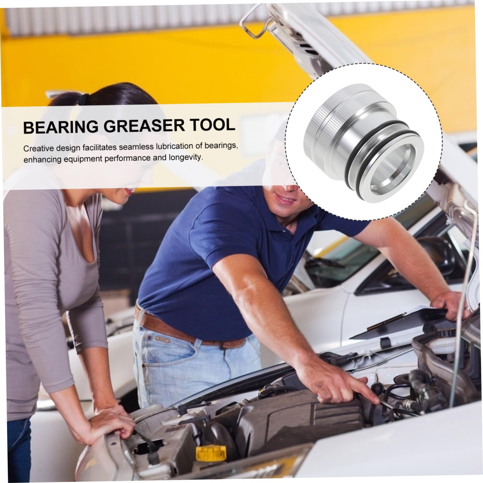BESPORTBLE Bearing Greaser Tool for Wheel Lubrication User-Friendly Design for Automotive Industrial Applications Saving Maintenance Finish