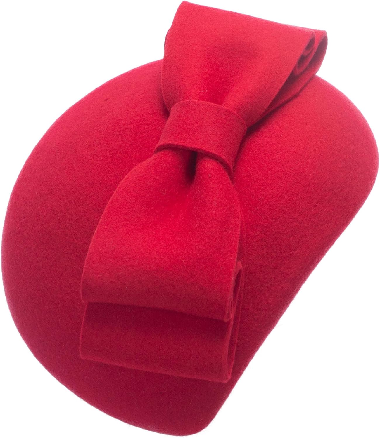 Lawliet Teardrop Womens 1940s Vintage Look Wool Felt Fascinator Pillbox Hat