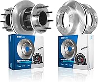 Vista 39 de Detroit Axle - Rotores de freno delantero de 5 lengüetas 4WD para Ford F-150 1997-2003 1998-2003 Rotores de freno de disco Lobo 1999 2000 2001 2002