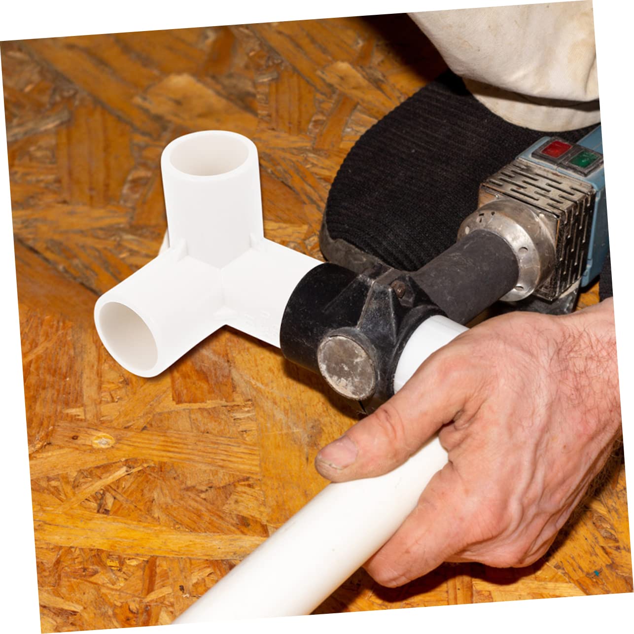 Housoutil Giunto Corrugato in Pvc 20 Pezzi Connettore Tee 3/4 Leggero e Resistente per Struttura Supporto Giardino e Prodotti Piscina Facile da Installare