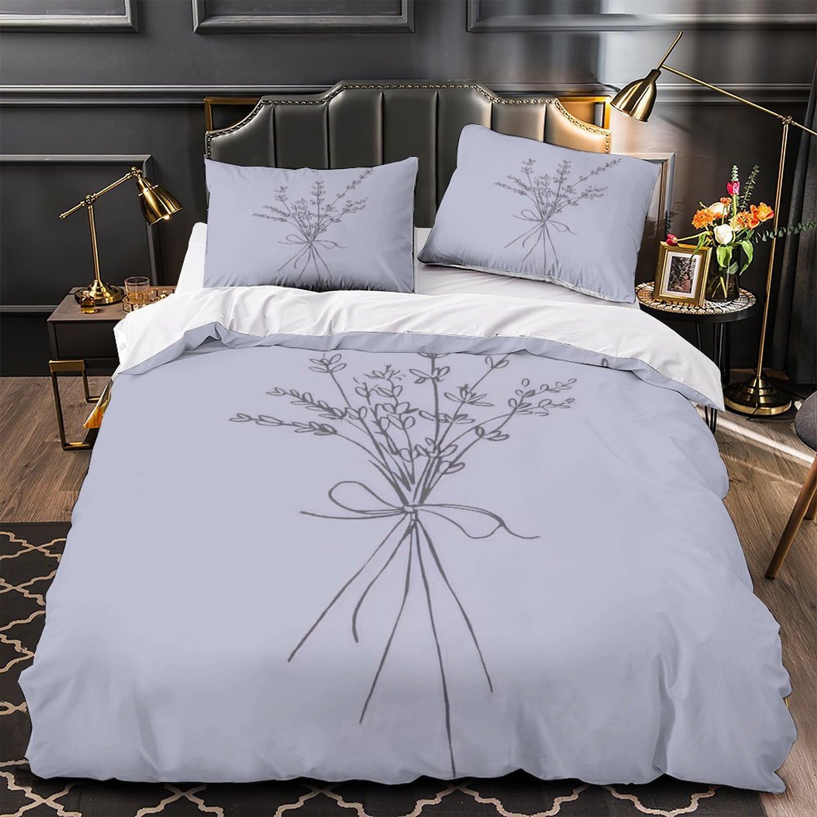Parure de lit koala en microfibre supérieure hypoallergénique 200x200cm