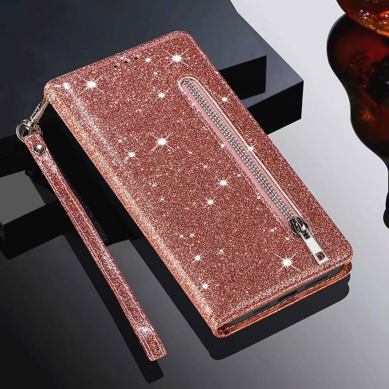 Étui Samsung Galaxy S21 FE rose vif à paillettes idéal pour vos soirées branchées
