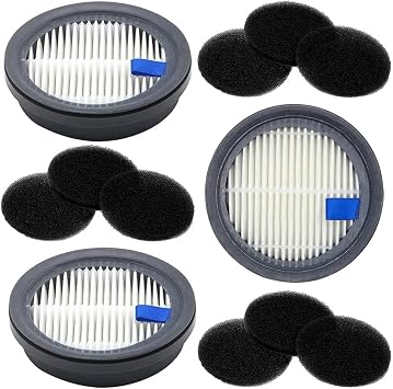3Pack Filters And 9Pack Sponge Filters Replacement,Compatible For Afoddon,A200Pro/A200,Compatible For NEQUARE,S12, S25, S26, S25Pro