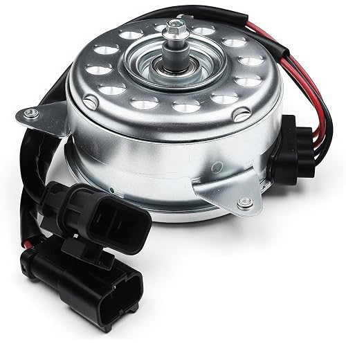 A-Premium Radiator Fan Cooling Motor Compatible with Nissan | for Versa 2012-2019, Versa Note 2014-2019, L4 1.6L, Sedan/Hatchback, Replace# 21487-1KA0B, 21487-1KA0A
