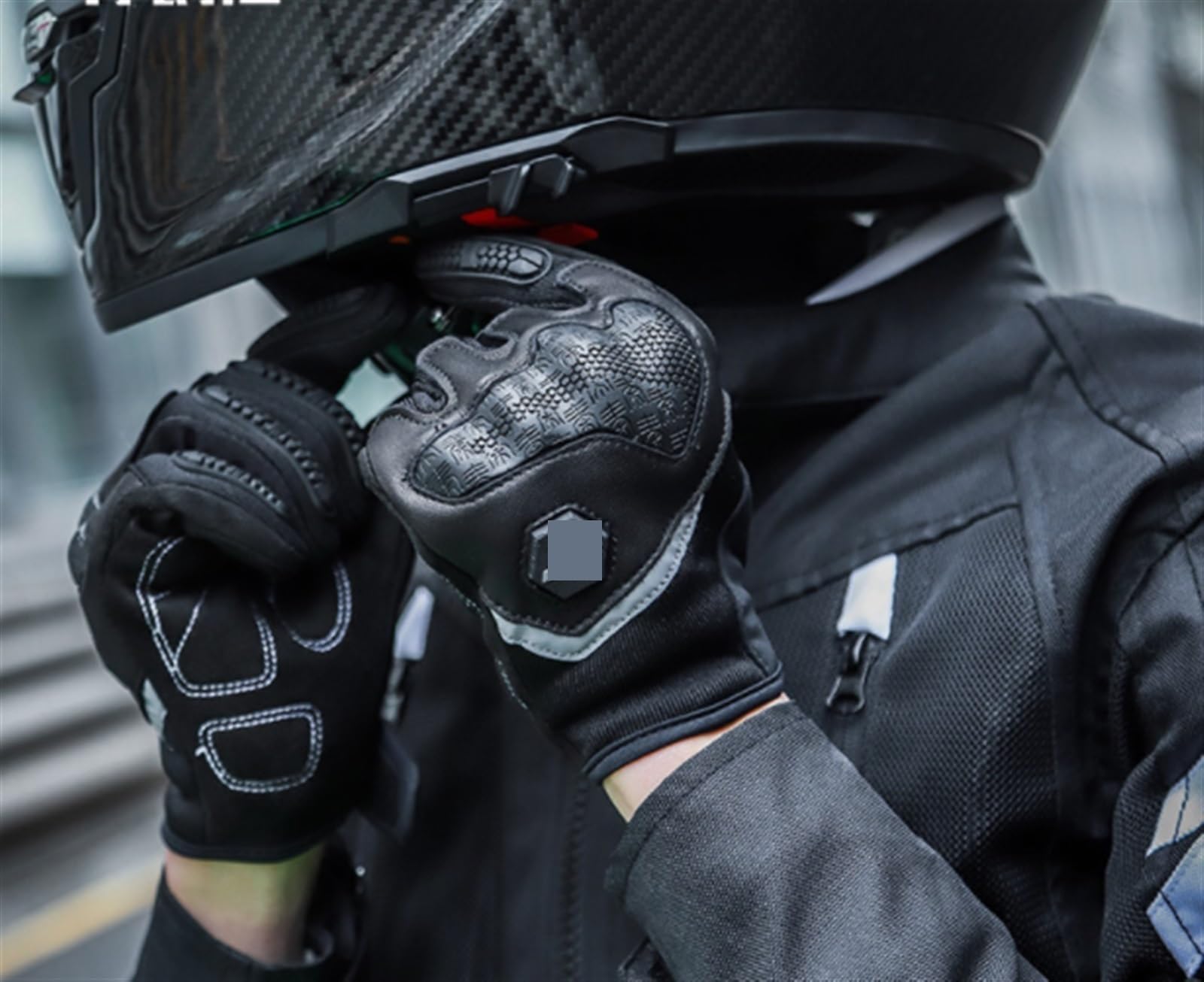 Rękawiczki do roweru Męskie Rękawice Do Ekranów Dotykowych Nadają Się Do Wyścigów Szosowych, Rękawice Motocyklowe Z Pełnymi Palcami Rękawiczki rowerowe