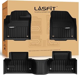 Floor Mats Fit for Land Rover Range Rover Evoque 2011-2019, Custom Fit TPE All Weather Waterproof Floor Liners 1st & 2nd Row, Fit 5 Door and Coupe (Not for Convertible), Black, Easy to Clean