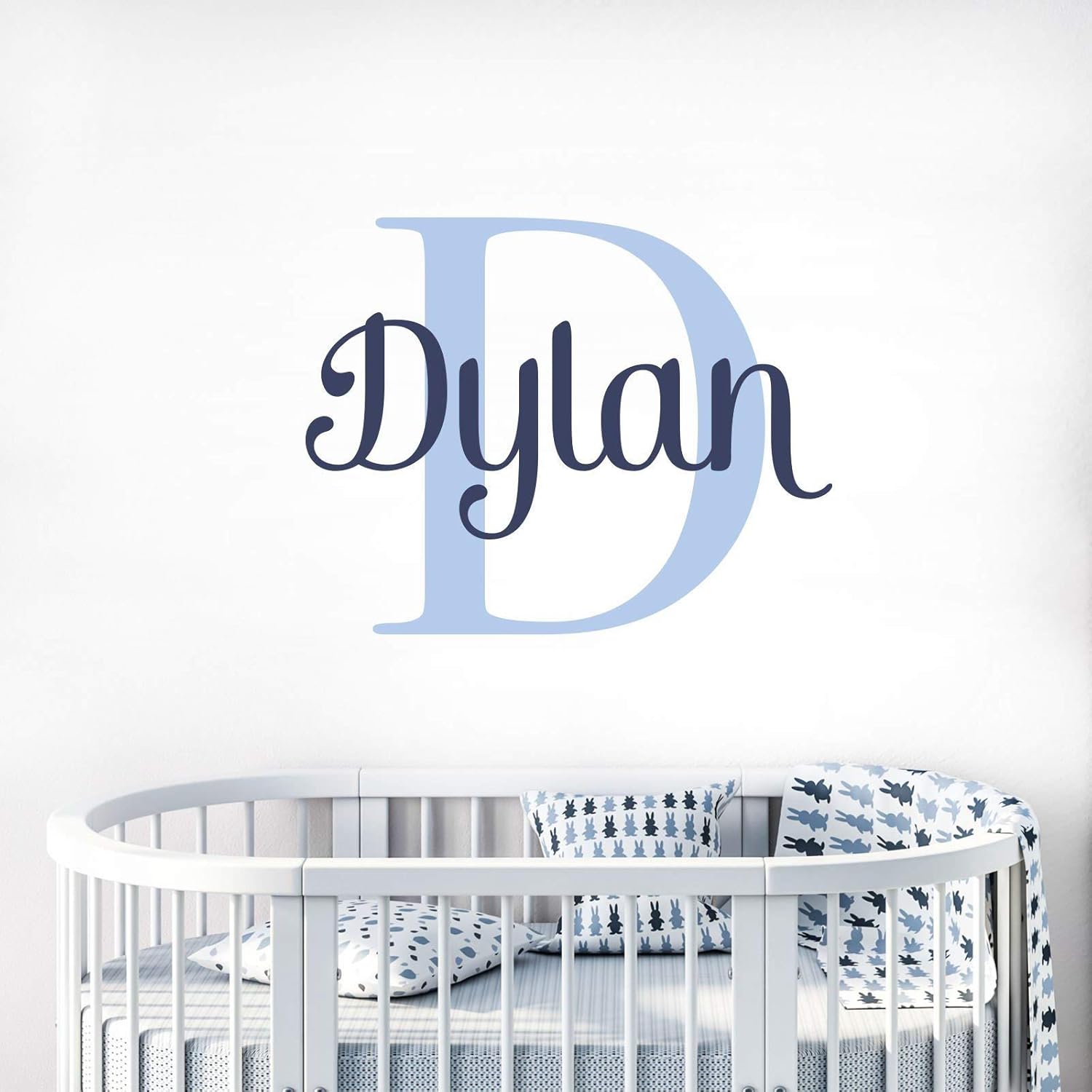 Lust auf jeden Namen Aufkleber Monogramm Wall Decal Boy Wall Decal