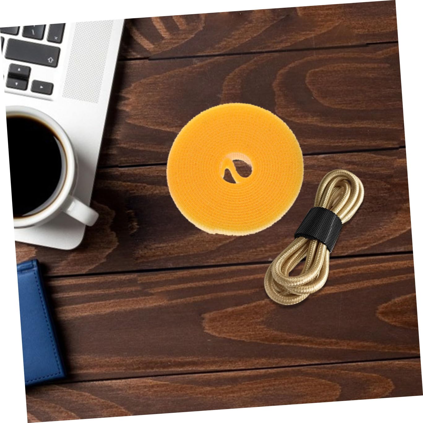HOMSFOU 20rollen Klett Kabel Organizer Mit Wiederverwendbaren Selbstklebenden Tape Kabelbändern Für Effektives Kabelmanagement Und Ordnung Im Büro Und Zuhause