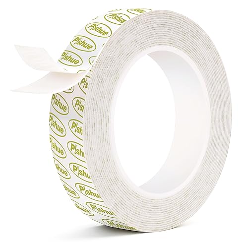 Cinta adhesiva de doble cara de 1 pulgada x 9.85 pies, cinta de montaje extraíble sin daños, resistente, sin residuos, cinta adhesiva extra fuerte